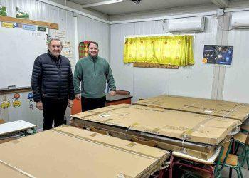 Ενίσχυση της εκπαιδευτικής διαδικασίας με νέους διαδραστικούς πίνακες στο Δημοτικό Σχολείο Αμπελοκήπων