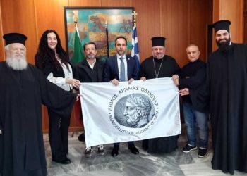 Αρχαία Ολυμπία: Συνάντηση Δημάρχου και Μητροπολίτη Ζάμπιας και Μοζαμβίκης για την Ολυμπιακή Εκεχειρία και τη μετάδοσή της στη νέα γενιά